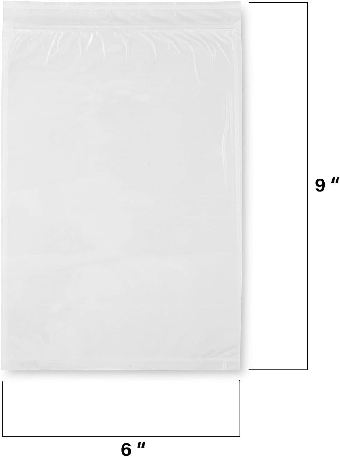 MT Products Blank Envelope Pouch – 6″ x 9″ Shipping Label Sleeves – Pack of 100