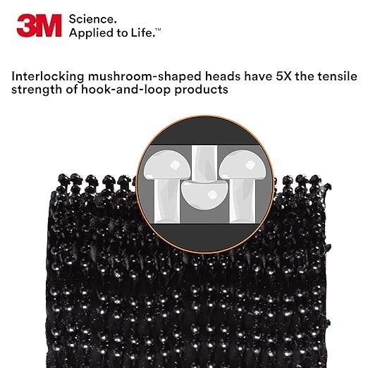 3M Dual Lock Reclosable Fastener SJ3550 250 Black, 1 in x 4Ft