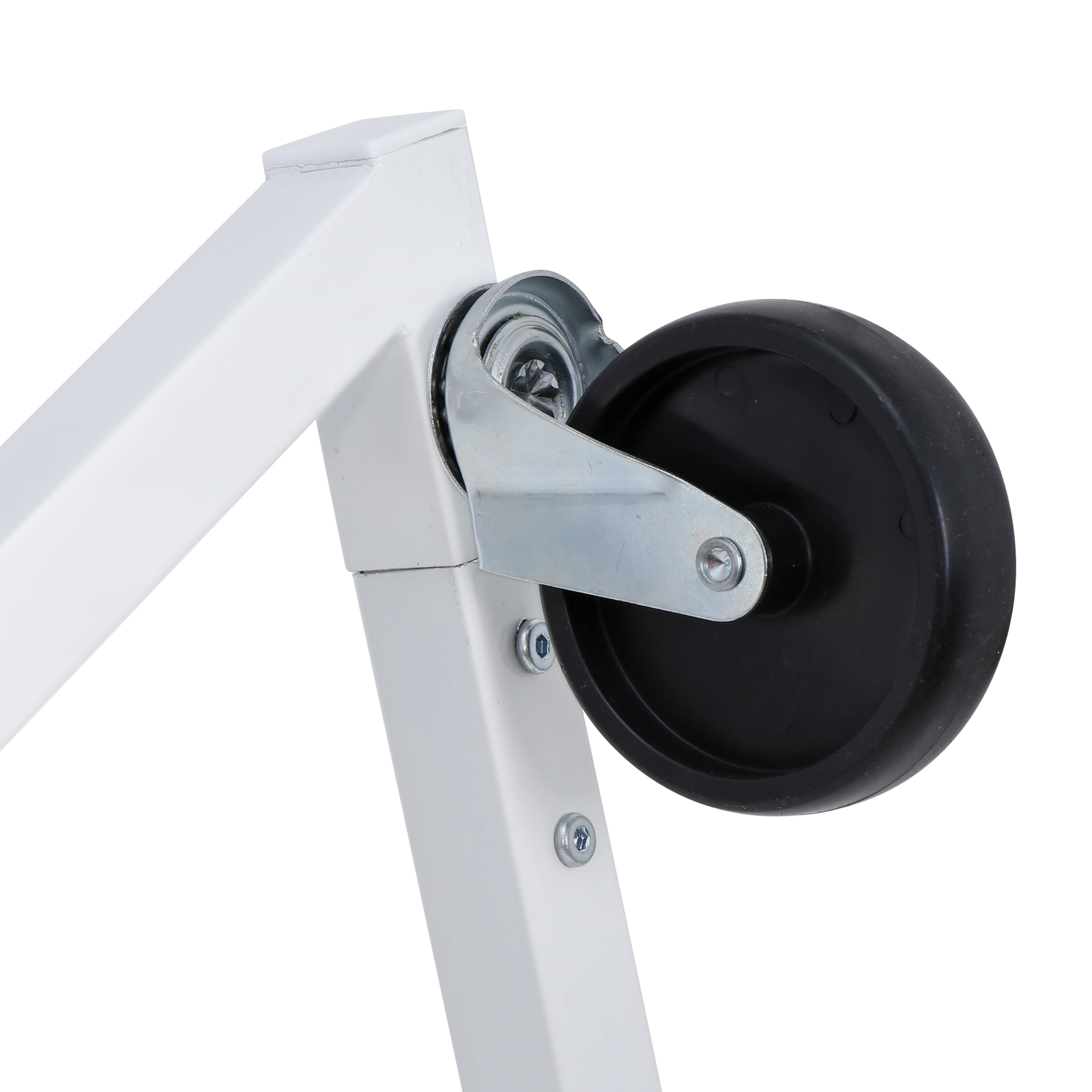 Metal Rolling Clothes Garment Rack Collapsible Clothing Stand Wheels Heavy Duty