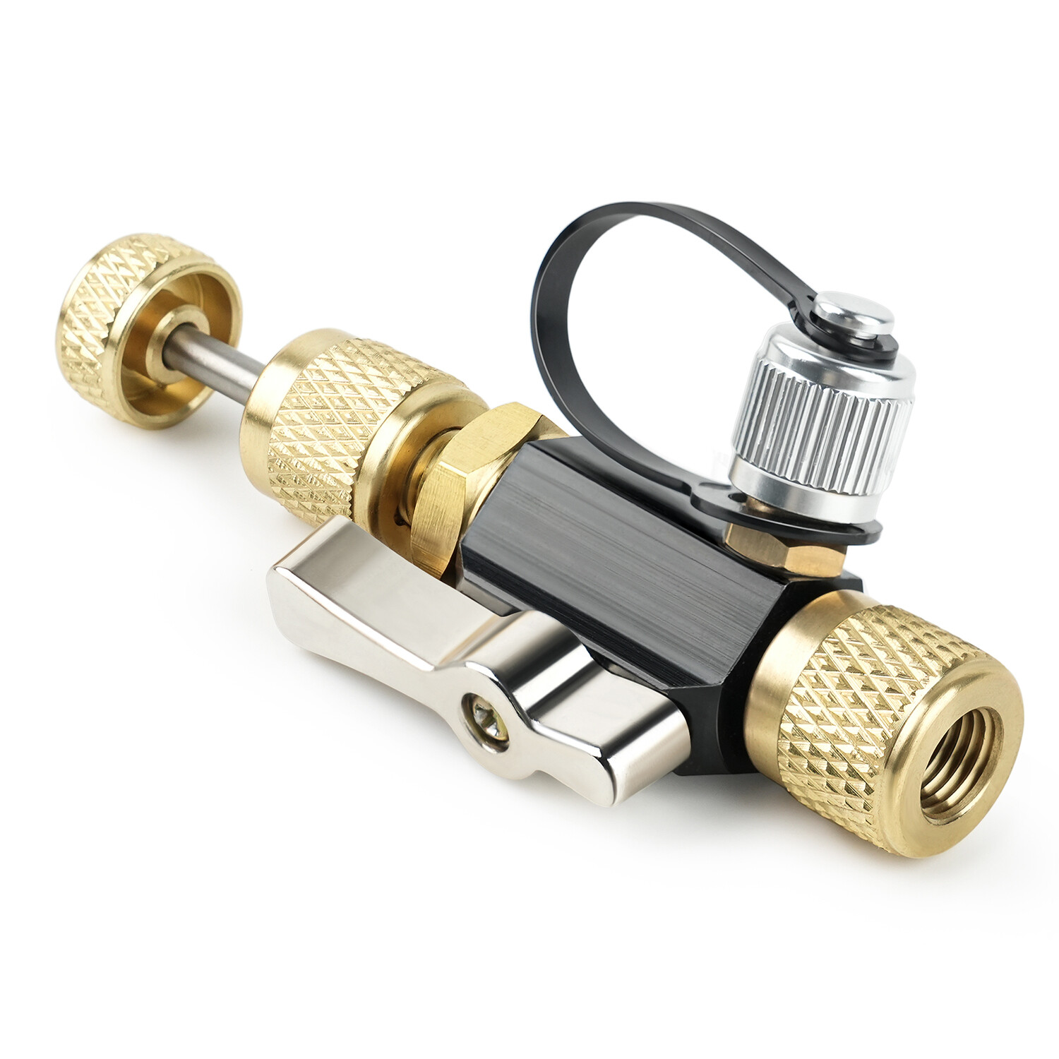 Mega Flow Vacuum Rated Valve Core Removal Tool for 1/4″ for R410A Split Systems
