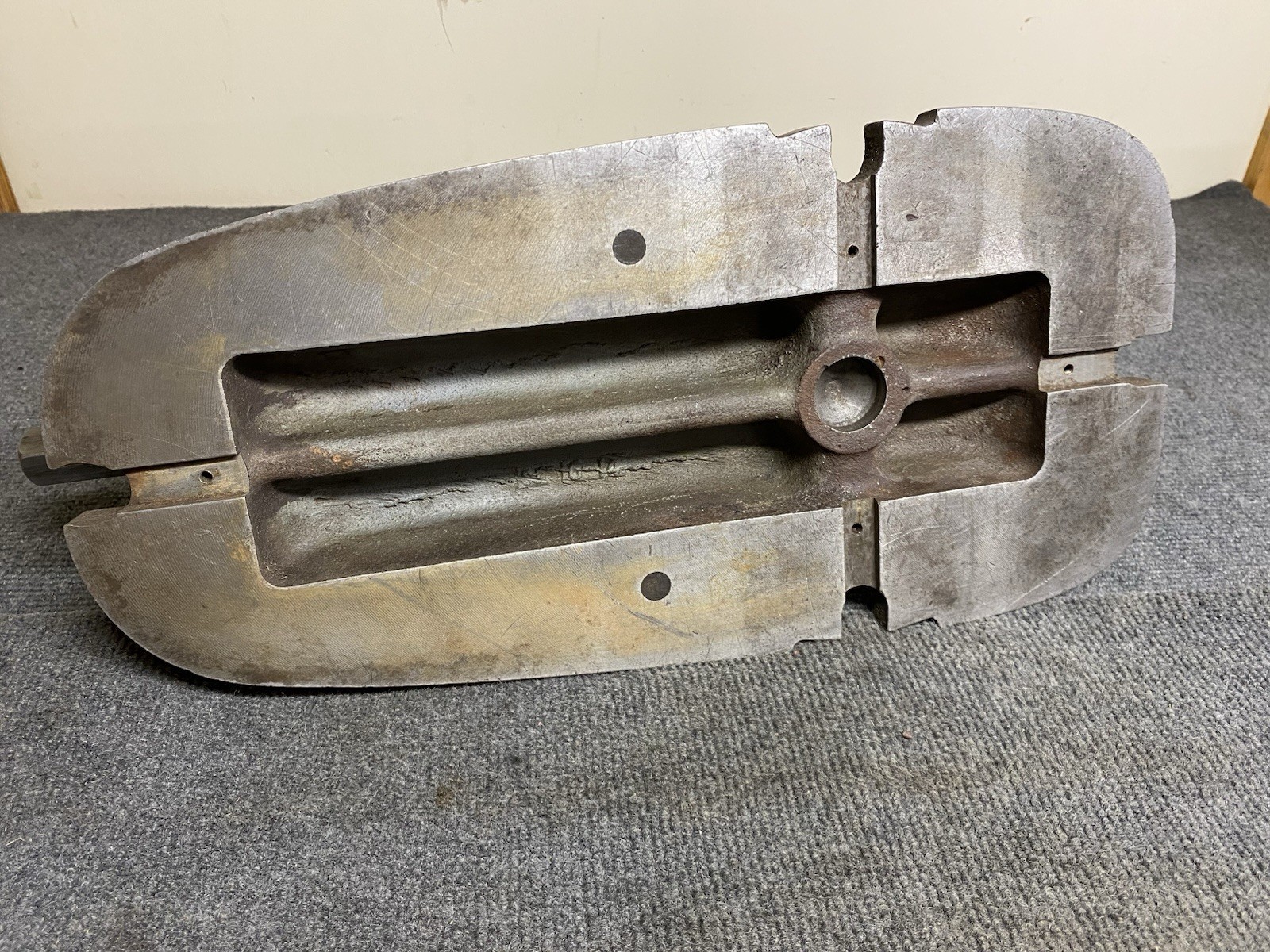 6 “Bridgeport Milling Drilling Vise With Handle And Hard Jaws Vintage USA