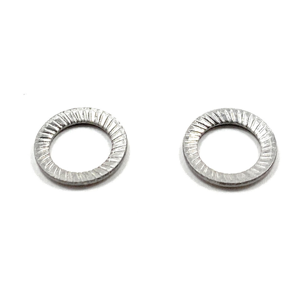 (100) M6 Stainless Steel Type S Safety Lock Washer – Schnorr style washer A2