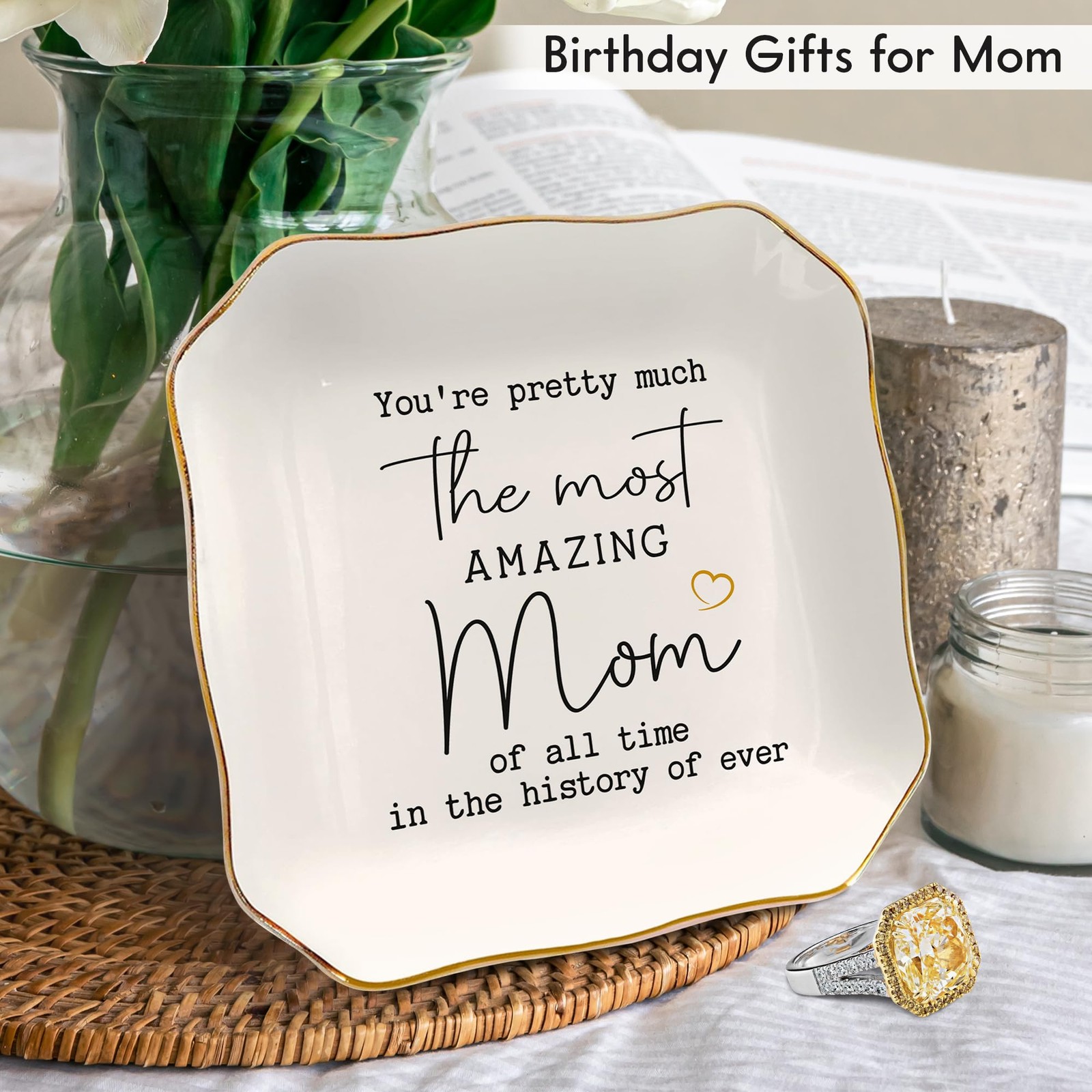 Gifts for Mom, Mothers Day from Husband Daughter Son, Birthday Women Wife Gifts.