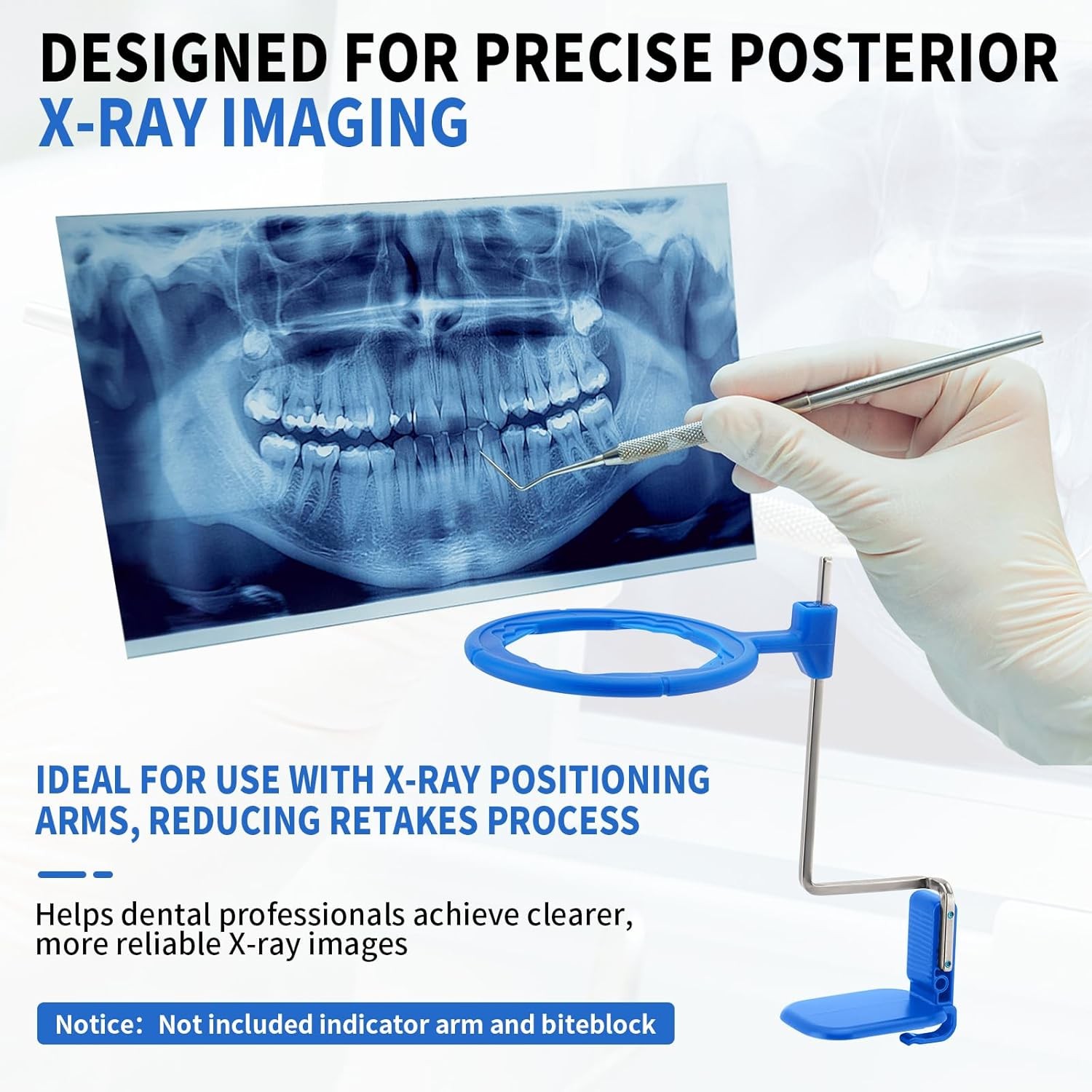 Dental Digital Sensor Holder X-Ray Aiming Ring Bitewing/Anterior/Posterior Arm U