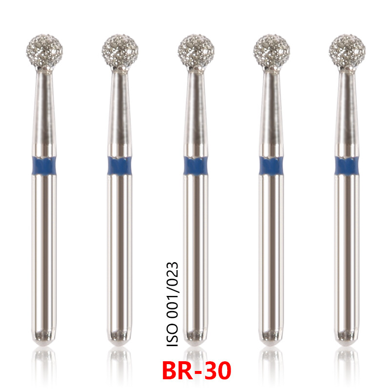 100x Brocas de fresa de diamante para dentista dental Taladro FG 1,6 mm 20 OEM