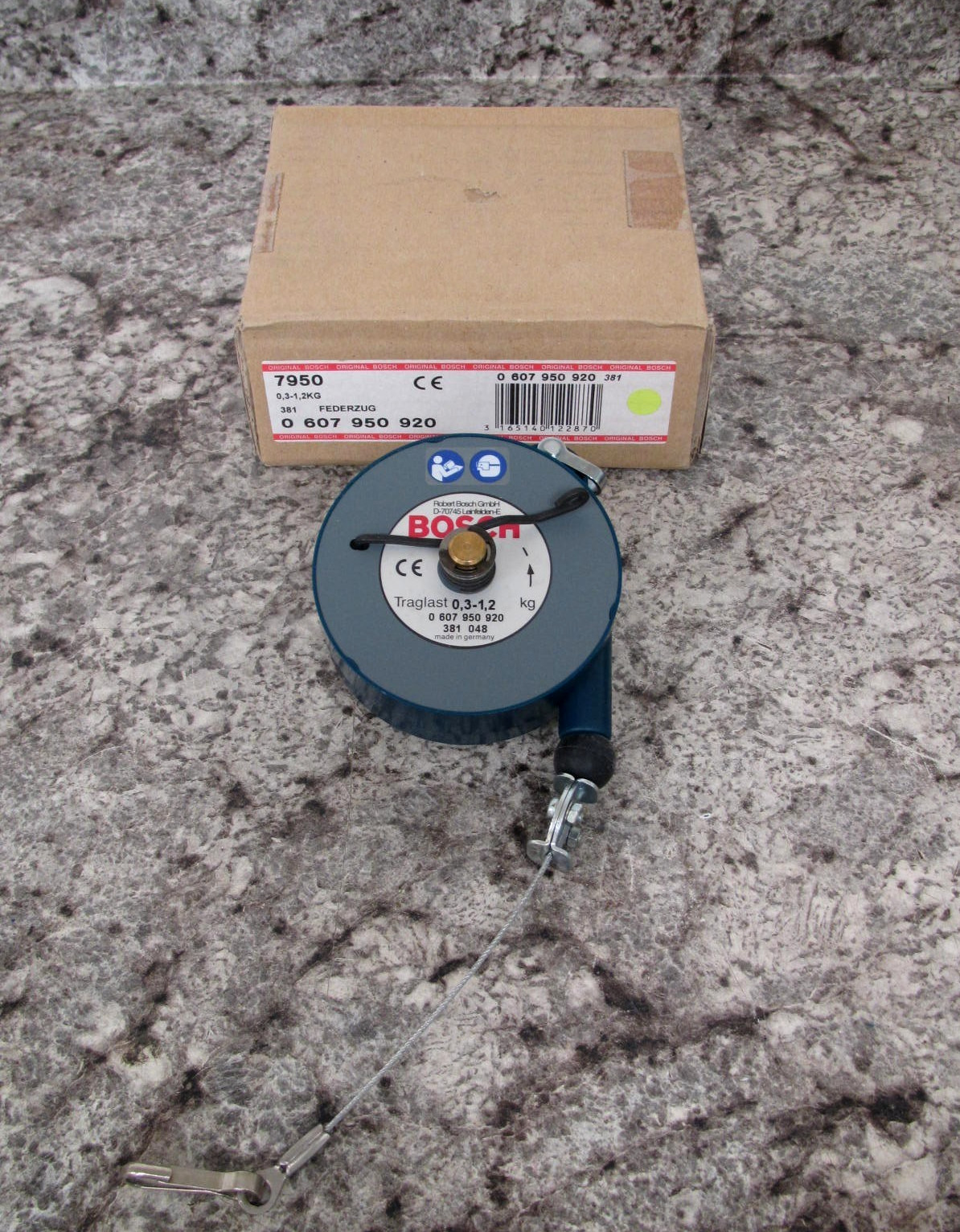 New Bosch 7950 / 0 607 950 920 0.3-1.2 kg Cable Reel Tool Balancer Free Shipping