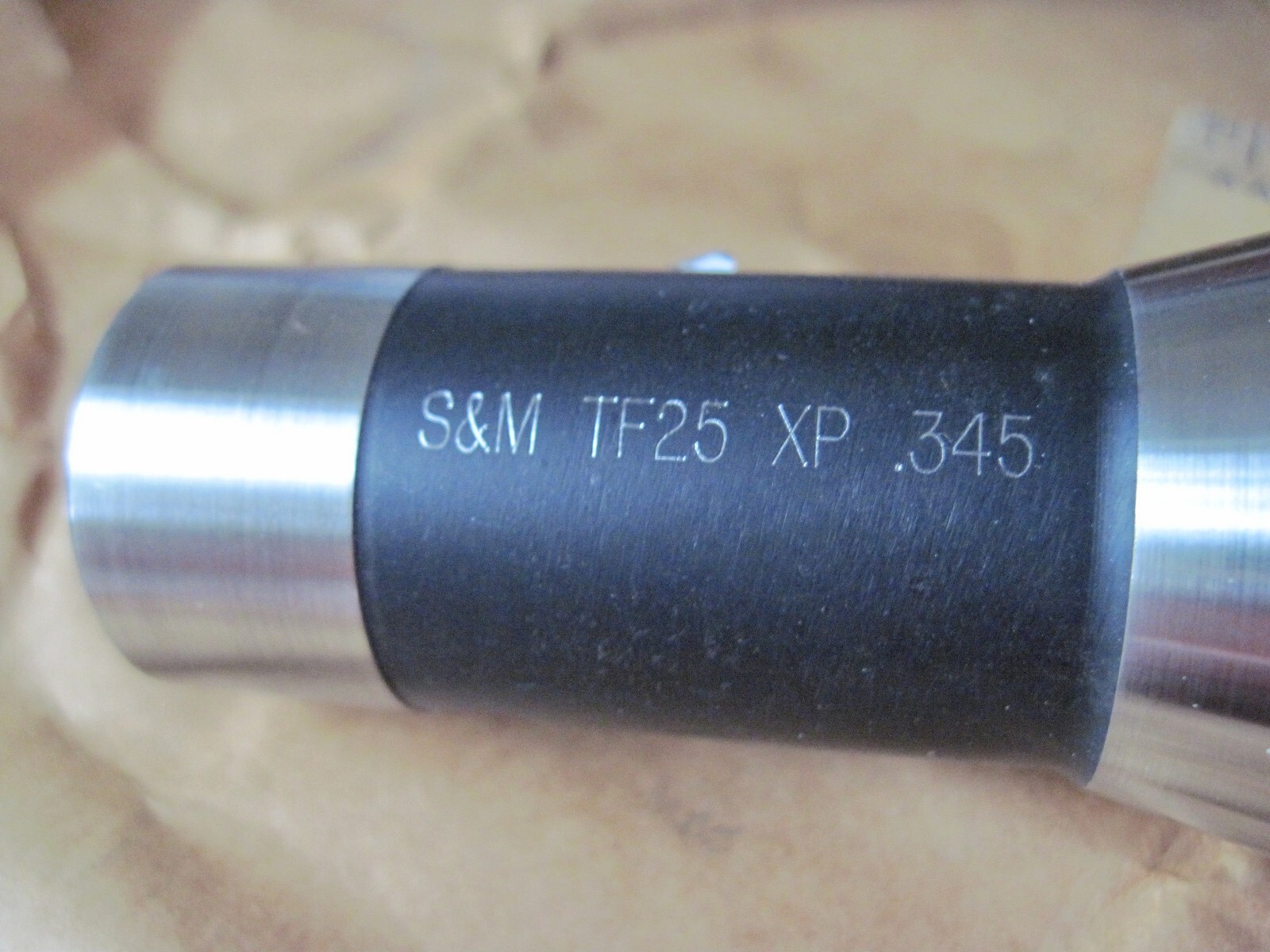 Southwick & Meister TF25 XP Extra Precision Steel Collet w/ 2 Slots, Size .345″