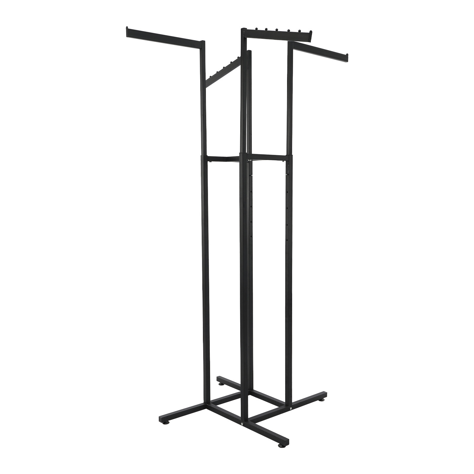 4-Way Adjustable Clothing Rack Clothing Display Rack Clothing Store Clothes Rack