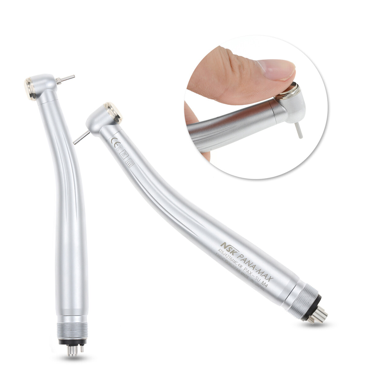 NSK Type Dental PANA MAX PUSH High Speed Handpiece+Low Speed EX203C+AL-BOX 4H CE