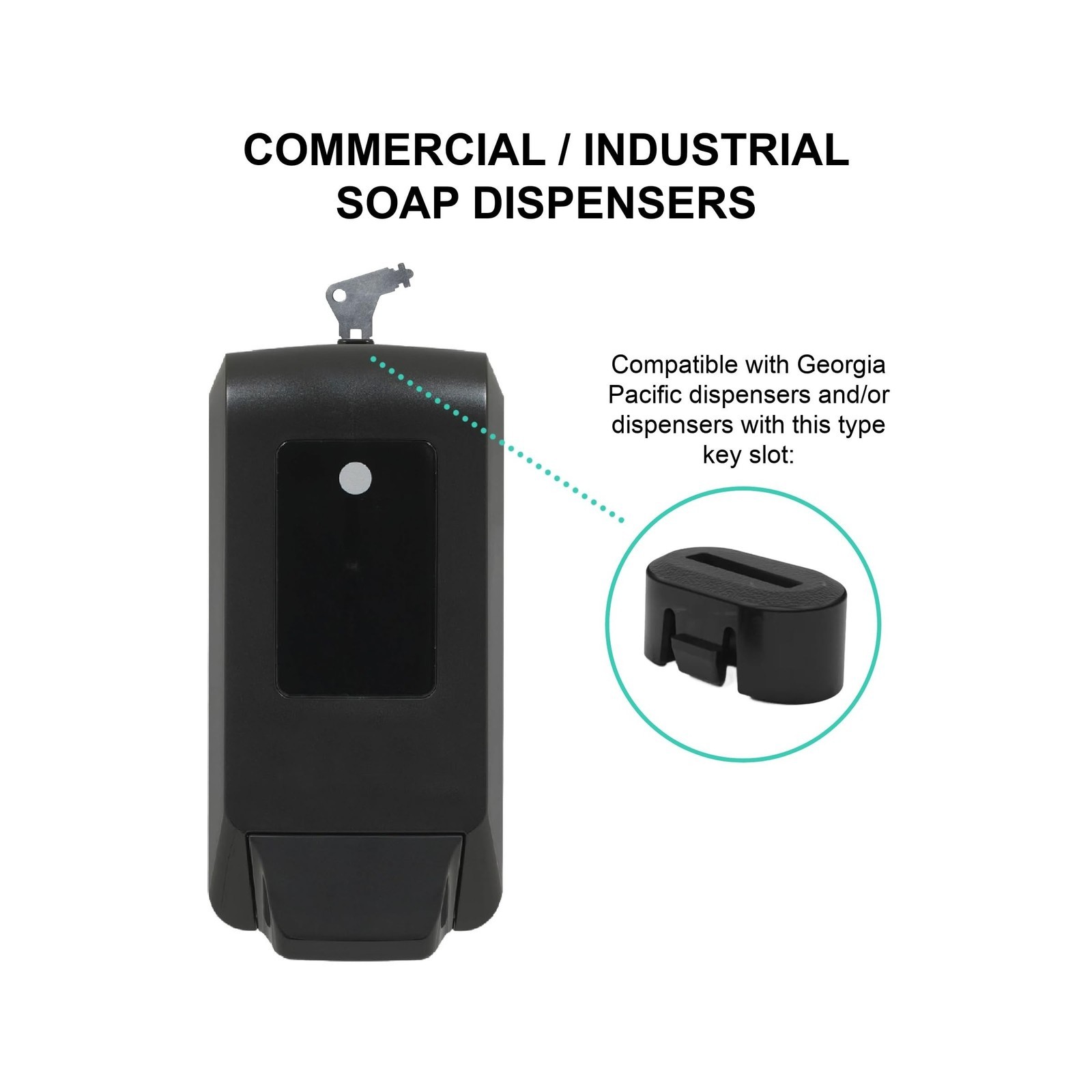 Non Applicable Commercial Paper Towel Dispenser Key Compatible with Georgia P…