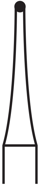 SUPÉR FG Carbide Burs FG1, Friction Grip, Made in Canada PK of 100