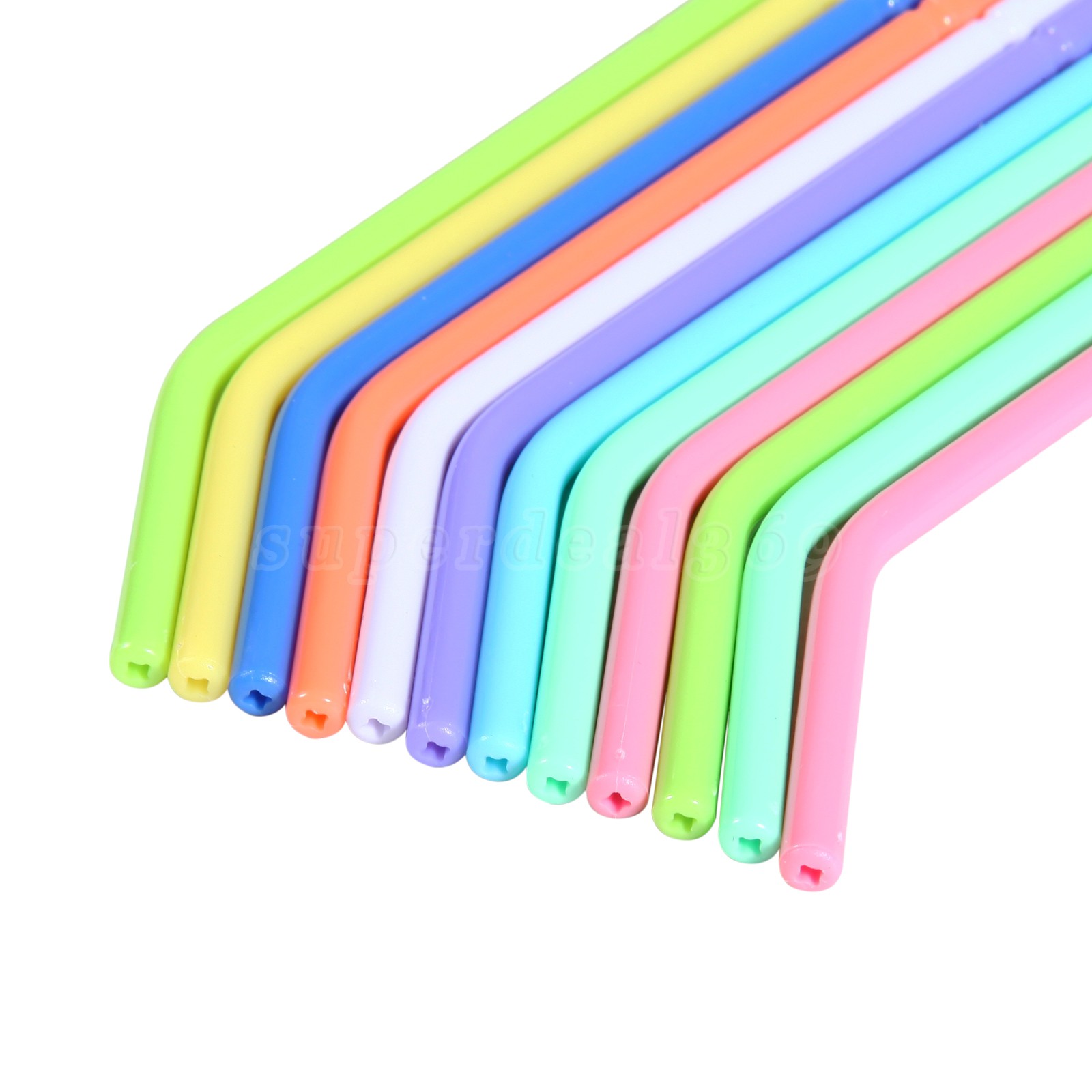 100PCS New Dental Polishing Polisher Prophy Cup Brush Nylon Latch Flat Type NO.1