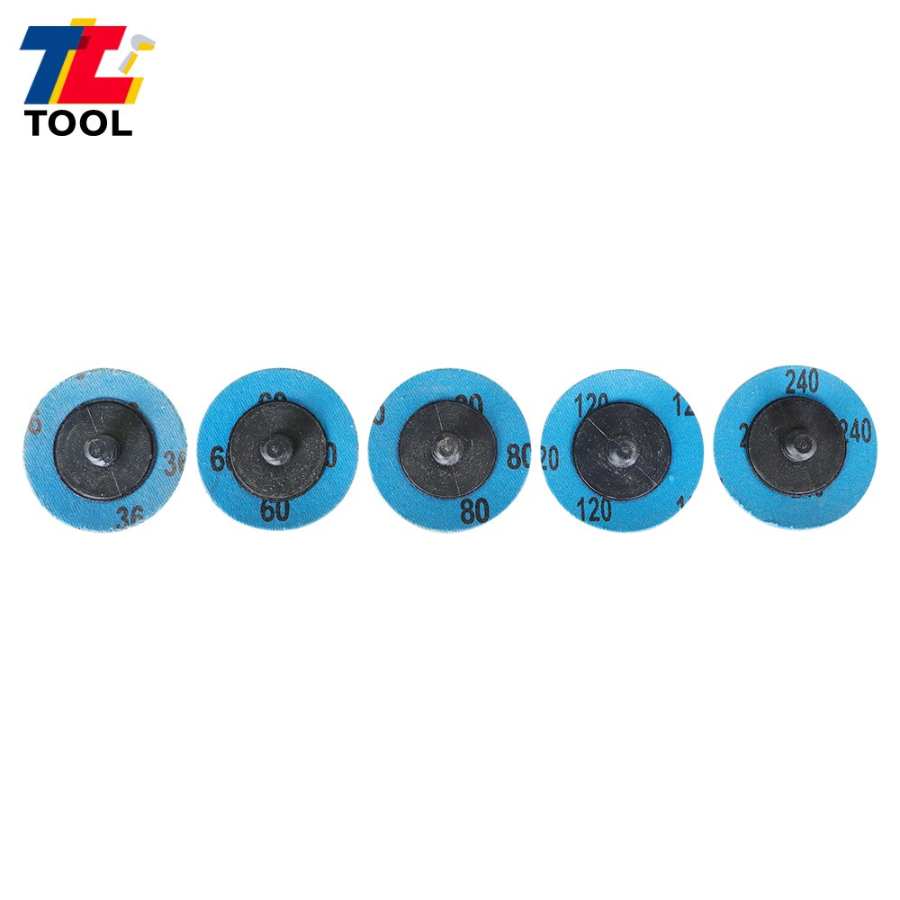 51 x 2″ Roll Lock Die Grinder Change Sanding Disc 36 60 80 120 240 Grit