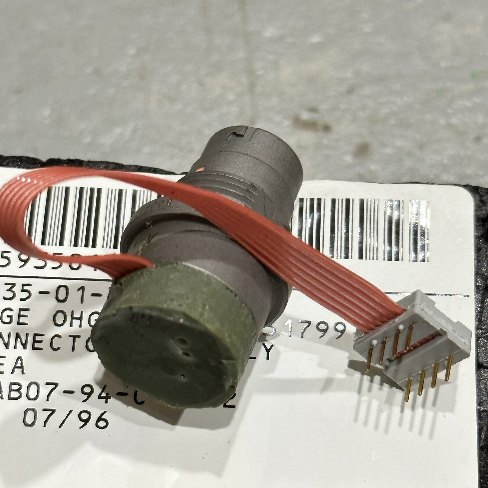 US Military Radio Connector Plug Male Connection U-283/u 6-Pin SINGARS U-229 NOS