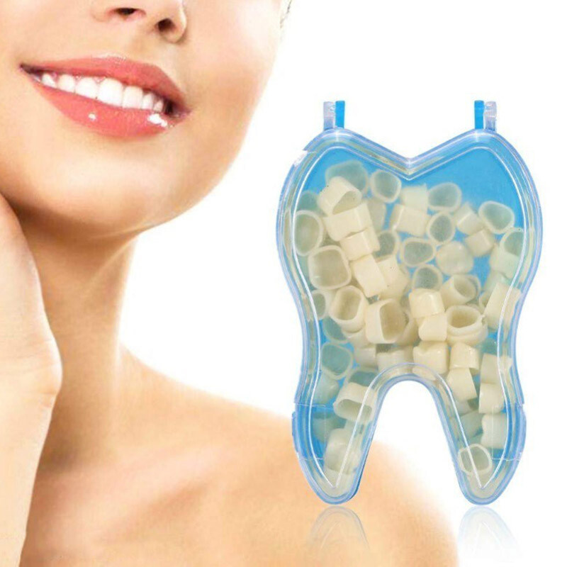 Dental Temporary Crown Anterior&Posterior Teeth Resin Caps Nature Teeth Color