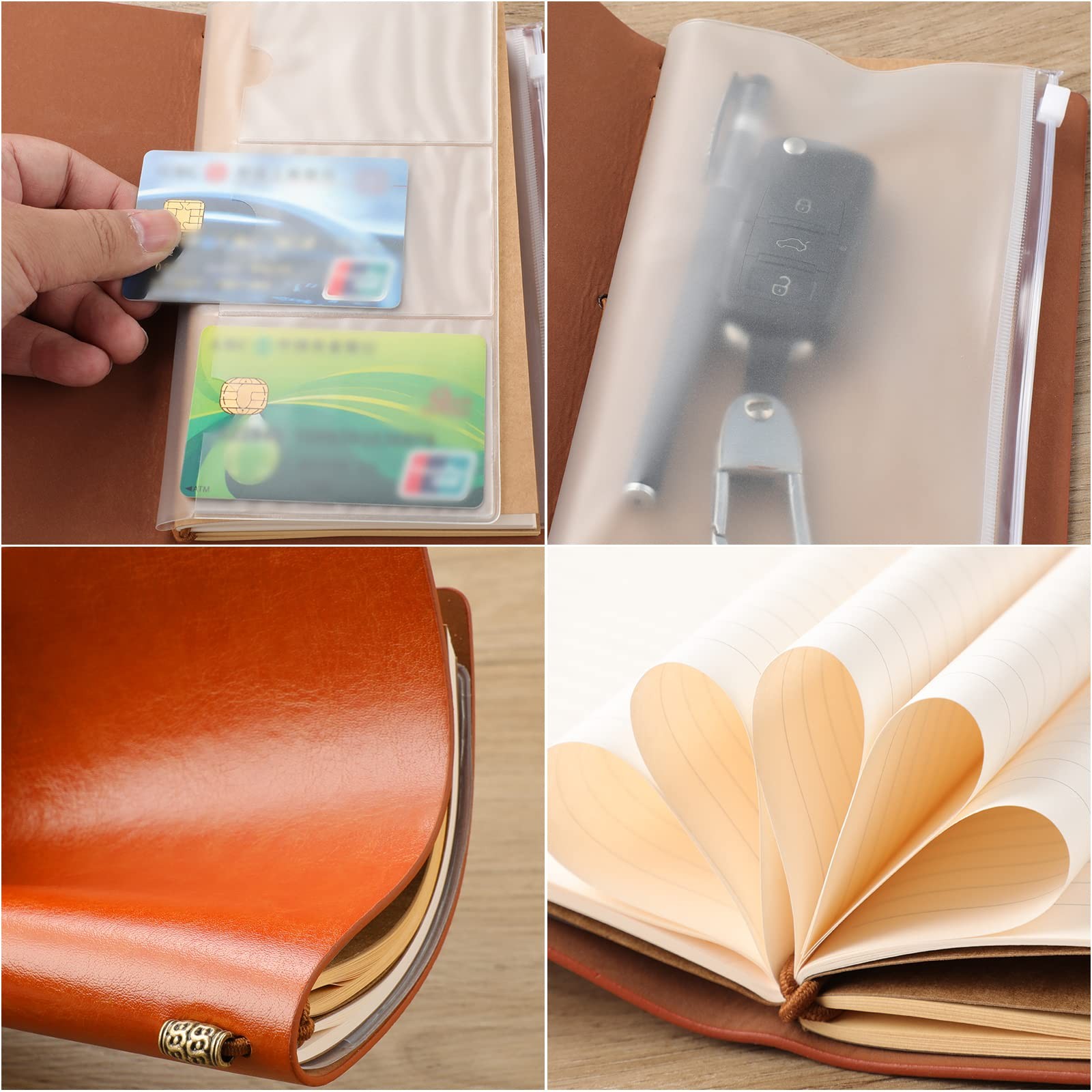 Gifts for Wife, Wife Gifts Leather Journal, Anniversary Birthday Mothers Day …