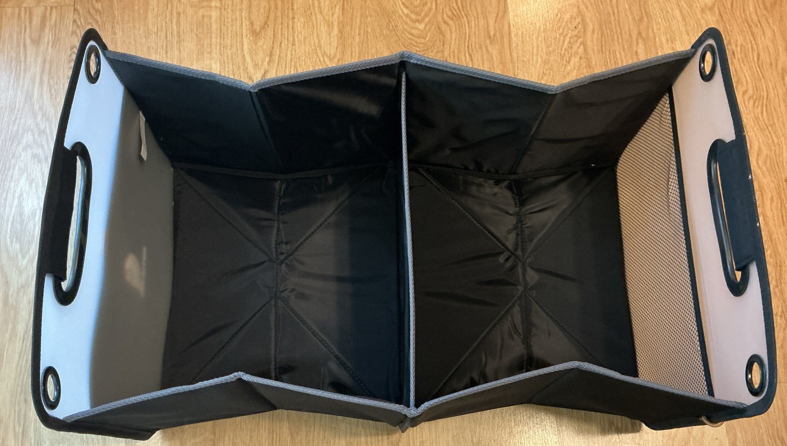 NOB Carhartt Black Expandable Organizer Tote Trunk Carry All File 12X14X22