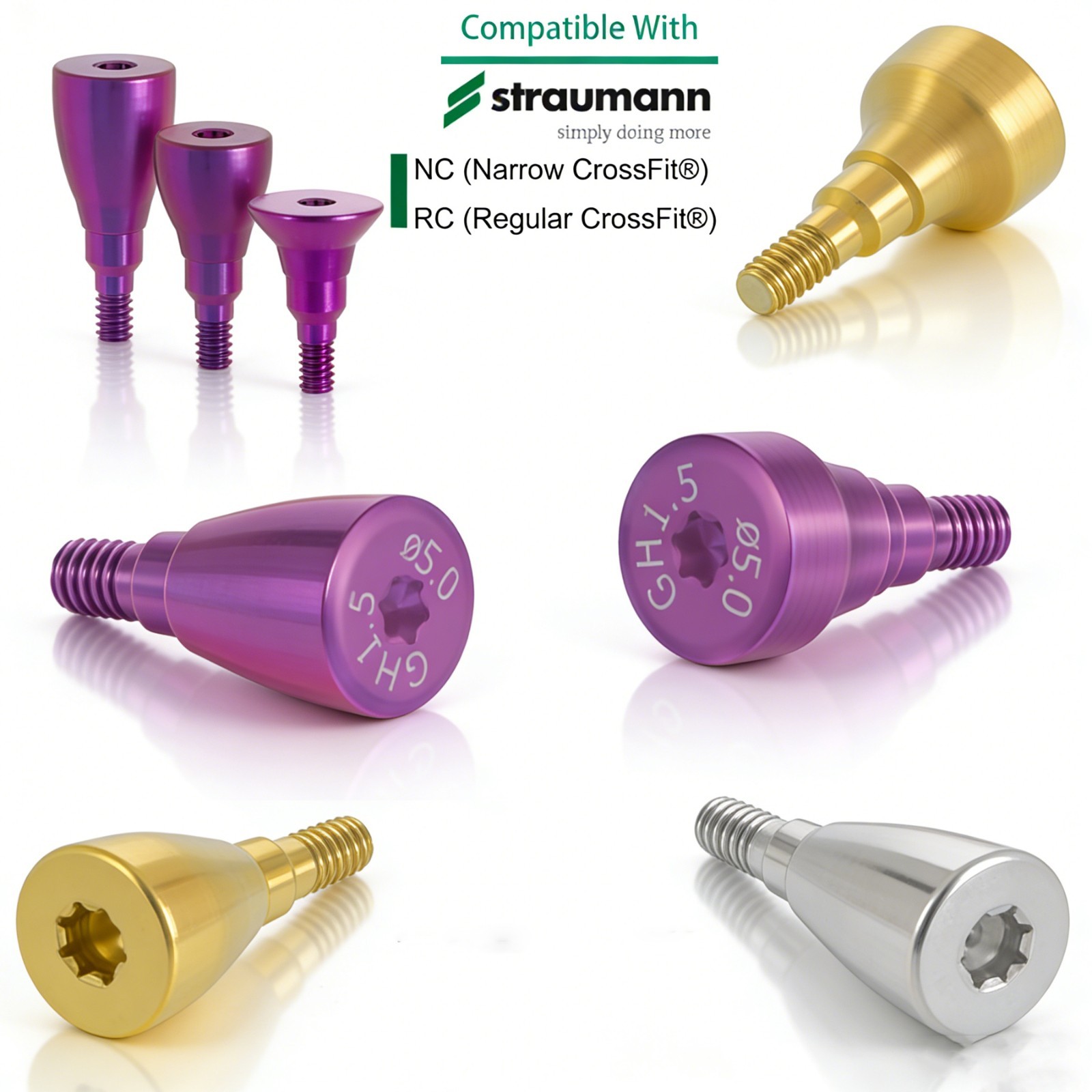 US Implant Accessories Healing Closure Abutment Fit Straumann ITI Dental Clinic