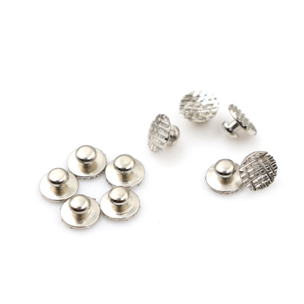 100 Pcs 10 Packs Dental Orthodontic Lingual Buttons for Bondable Round Base