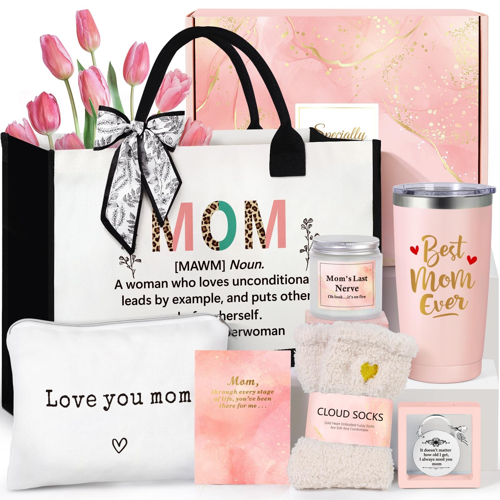 Gifts for Mom, Mothers Day from Husband Daughter Son, Birthday Women Wife Gifts
