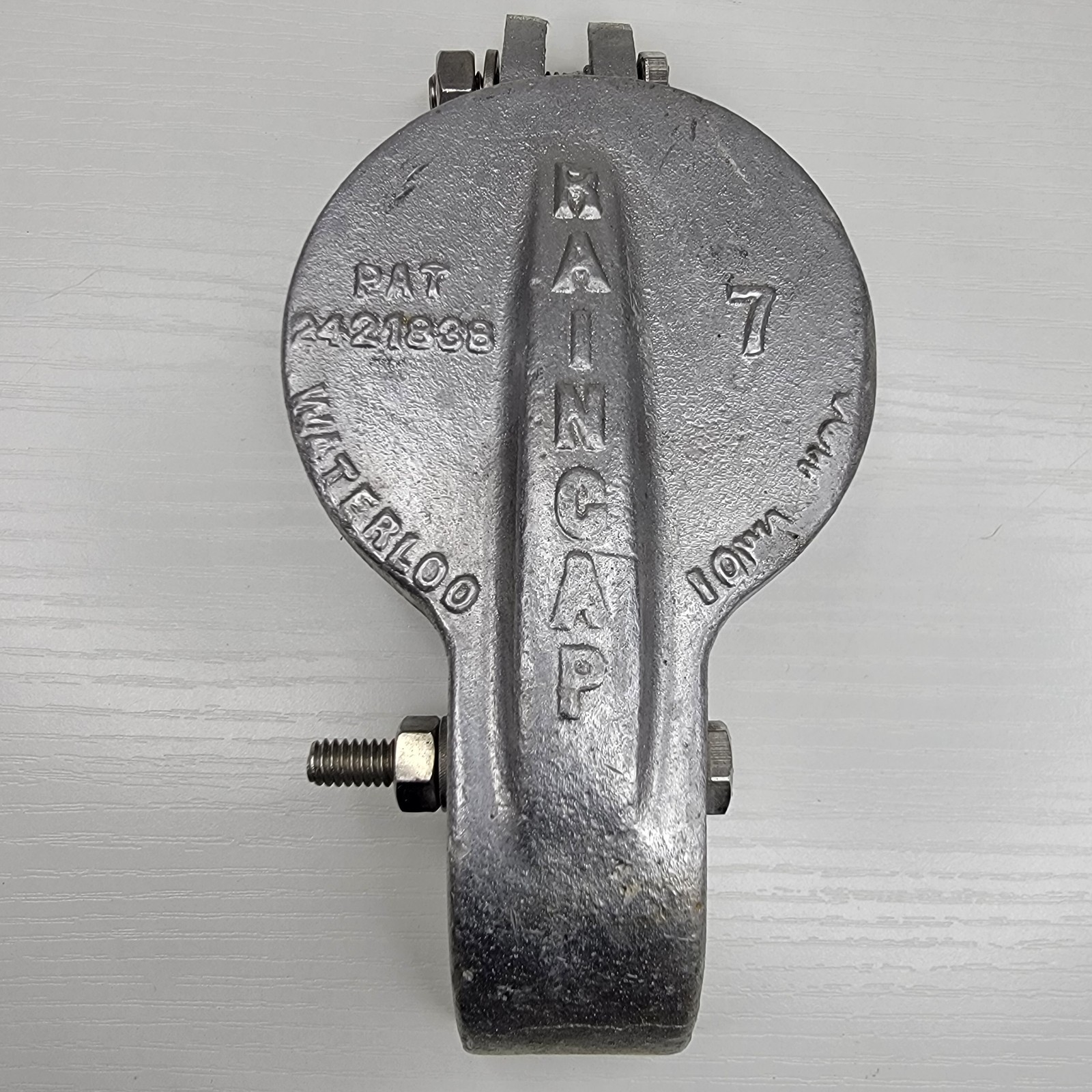 Original Waterloo Raincap # 7 Tractor 2.5″ Exhaust Pipe Raincap Flap w Clamp USA