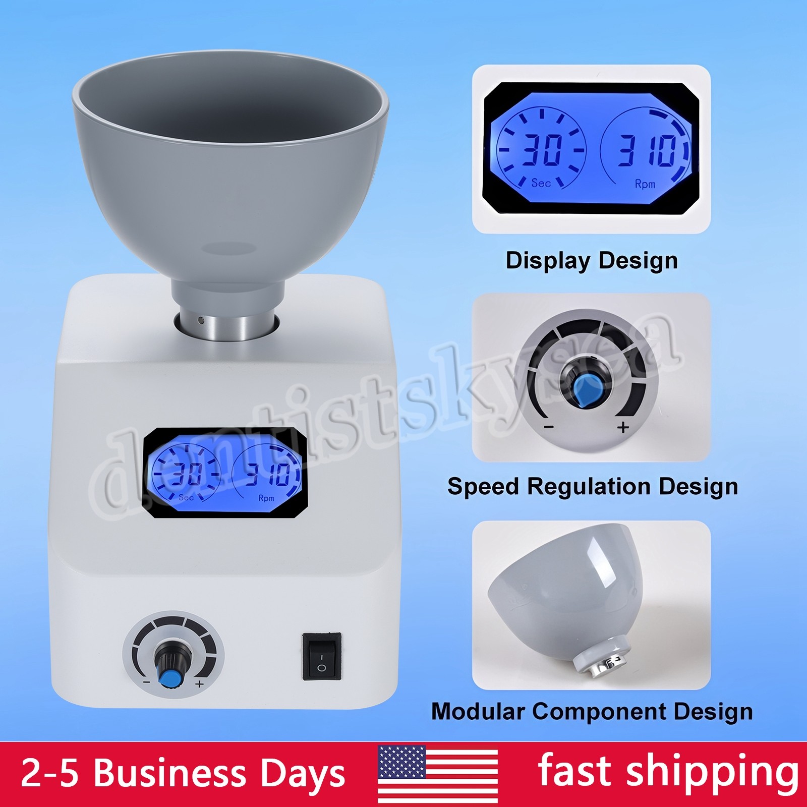 ALGINATE DENTAL MIXER LAB IMPRESSION MATERIAL 110V or 220V
