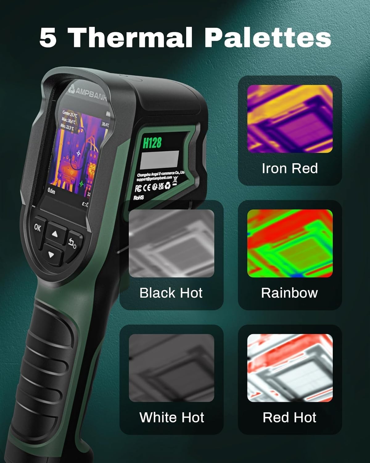thermography camera thermal imaging device infrared thermometer thermal detector