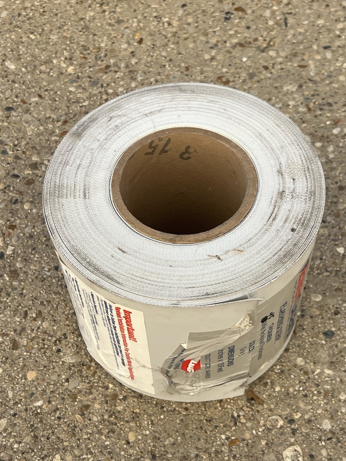 GAF EverGuard TPO Flashing Strip, 8 in x 100 ft. Roll 45 mil