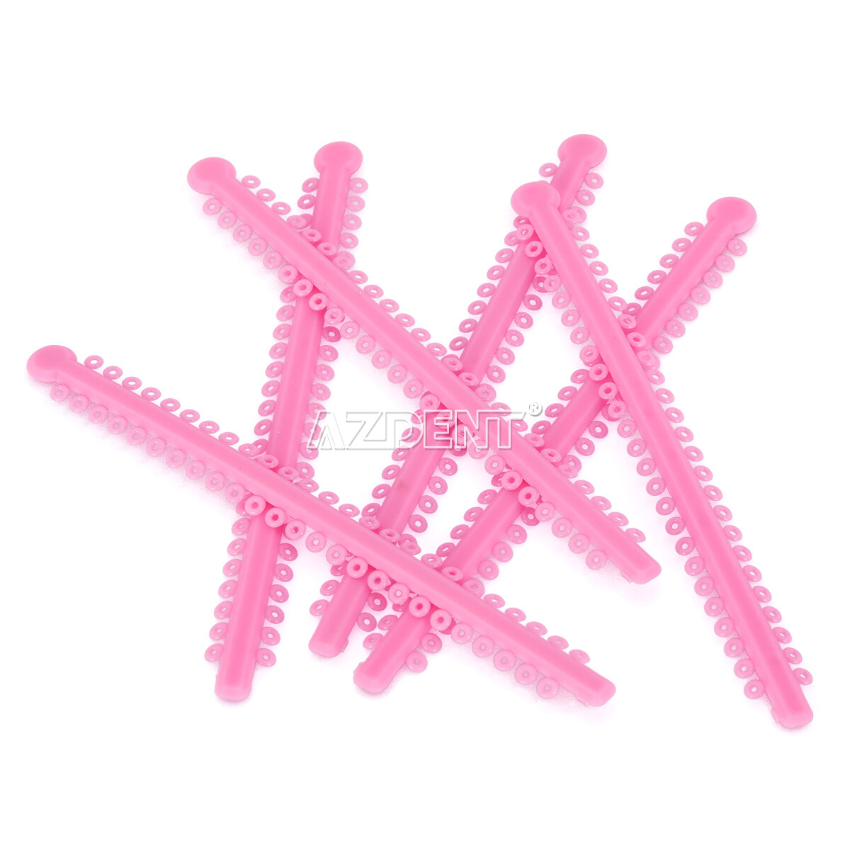 AZDENT Dental Orthodontic Ligature Ties Elastic Rubber Bands 1000Pcs 23 Colors