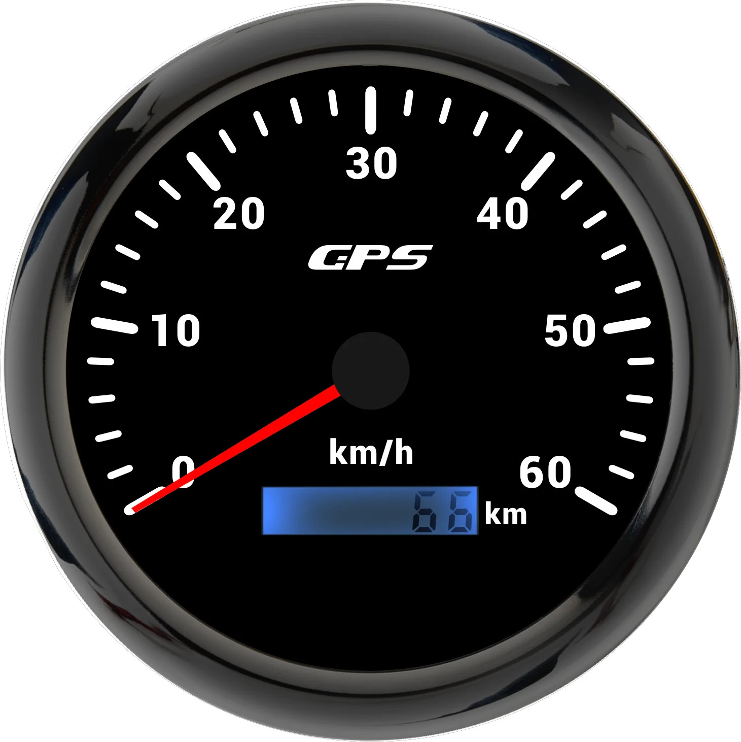 LED Universal 110MM GPS Speedometer 60/80/120/200KMH 80MPH Speed Gauge Meter