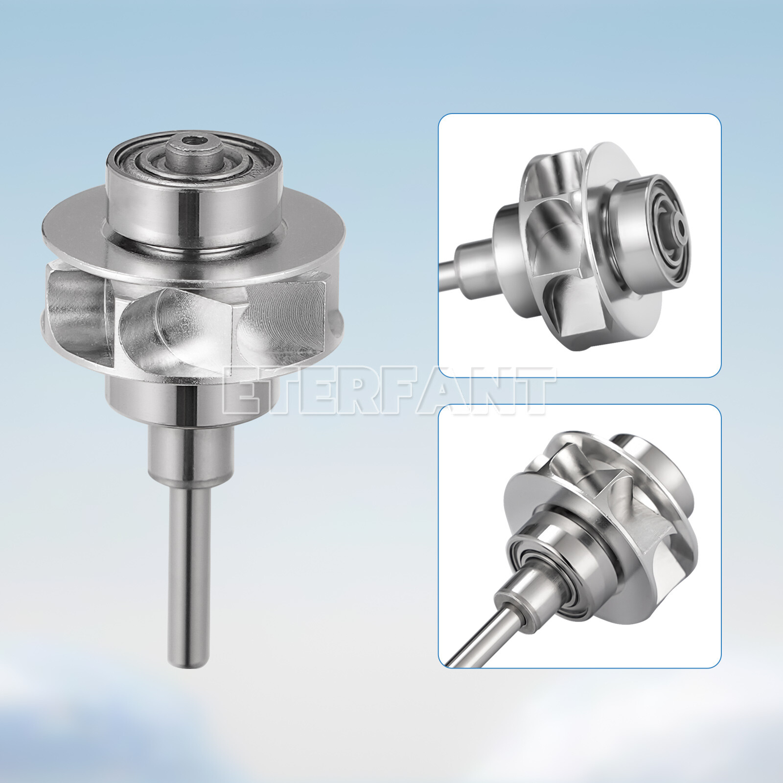 25xENTERFANT Dental Turbine Cartridge Rotor Autochuck For High Speed Handpiece
