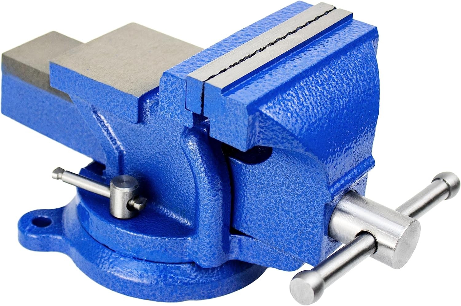 HFS(R) 5″ Heavyduty Bench Vise Anvil Forged 360 Swivel Locking