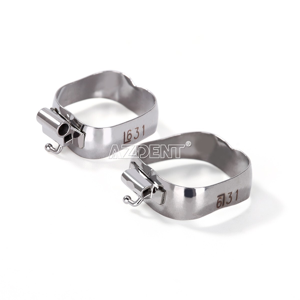 AZDENT Dental Orthodontic Buccal Tube 1st Molar With Bands Roth/MBT 022″ 16#-35#