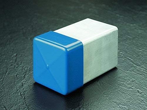 VSC-2000-16 Series Black Plastic Vinyl Square Caps 2.000″ W x 1.000″ H, Pk 10