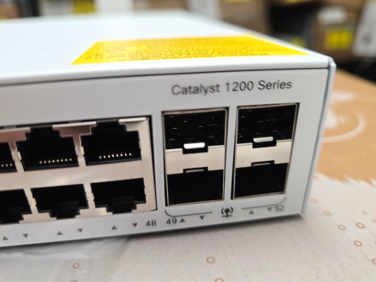 Cisco Catalyst 1200-48T-4G Switch 48 Ports GE 4x1GE SFP C1200-48T-4G # Y 3090G