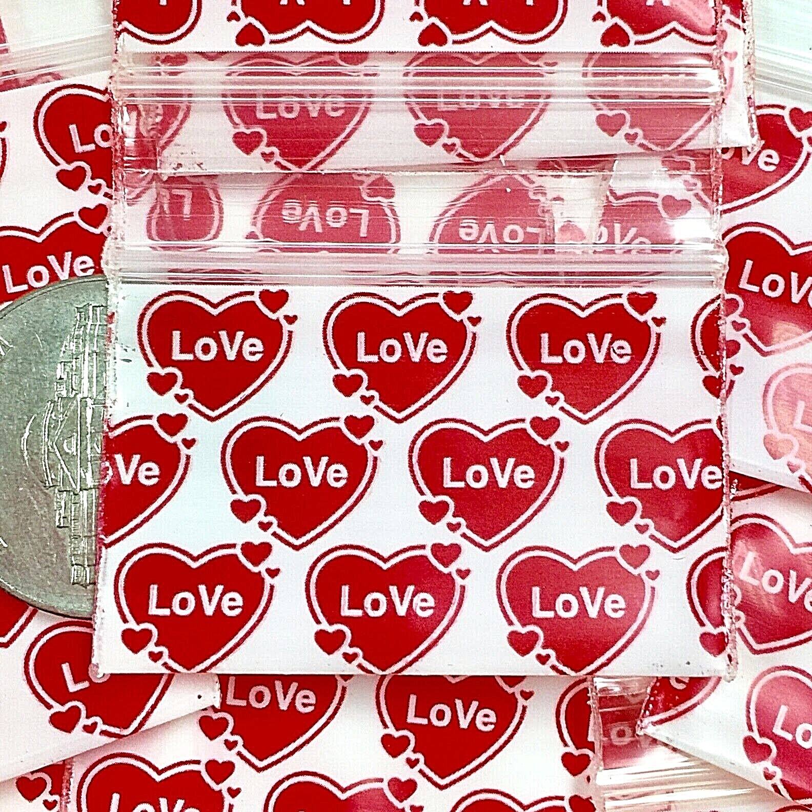 2 MIL 1510 BAGGIES ZIP DESIGN BAGS 1000PCS 1.5″ X 1″ CHOOSE DESIGN, READ DETAILS