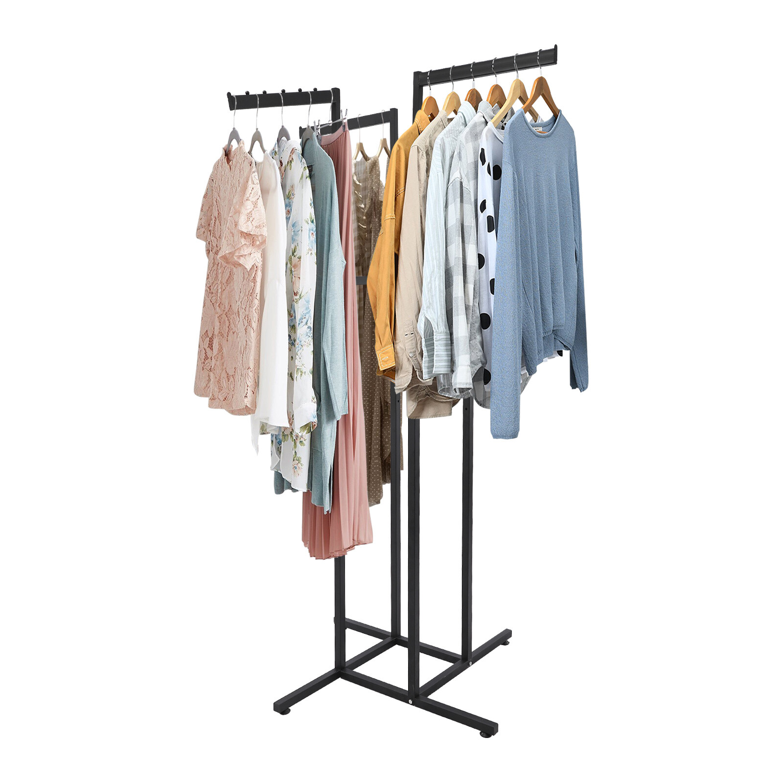 4-Way Adjustable Clothing Rack Clothing Display Rack Clothing Store Clothes Rack