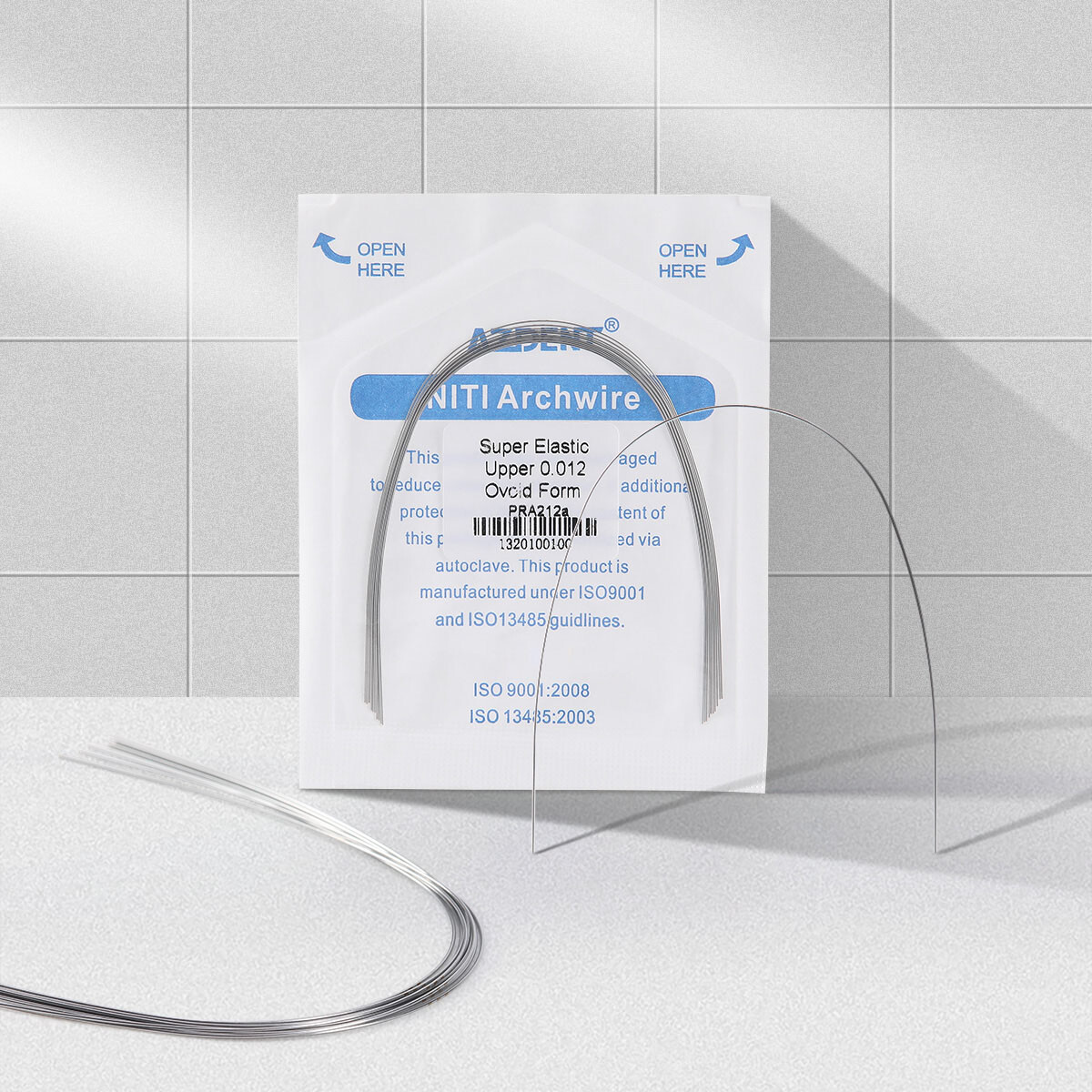 US Dental Orthodontic Brackets Braces/ Super Elastic Niti Arch Wires Ovoid Sets