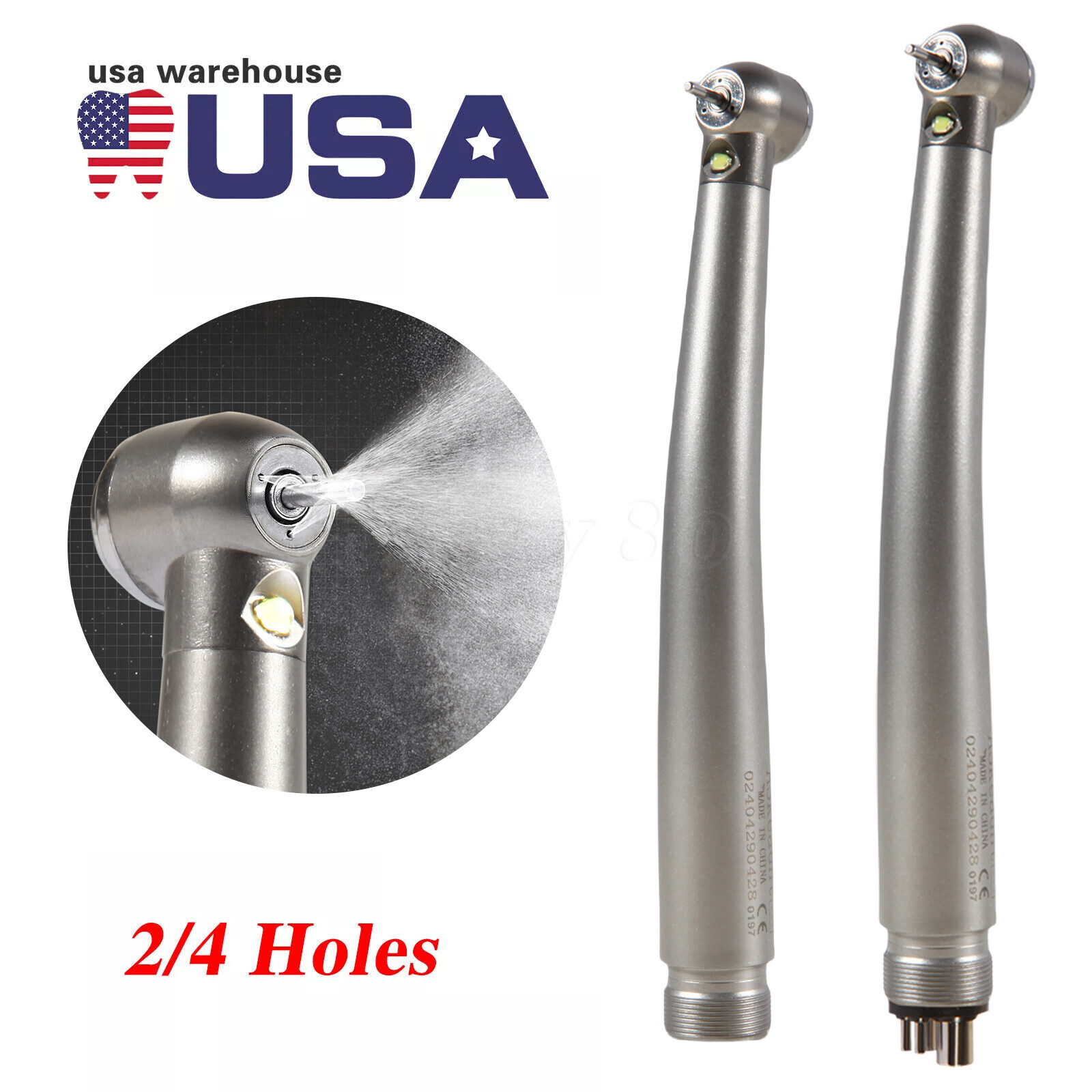 Estilo NSK Dental Pieza mano LED de alta velocidad Pana MAX EK LED 2/ 4Hole USA