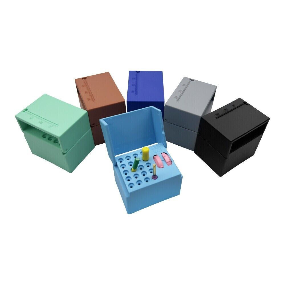 Dental 20 Holes 135°c Memory Endo Box Block Autoclavable Endodontic Root Canal