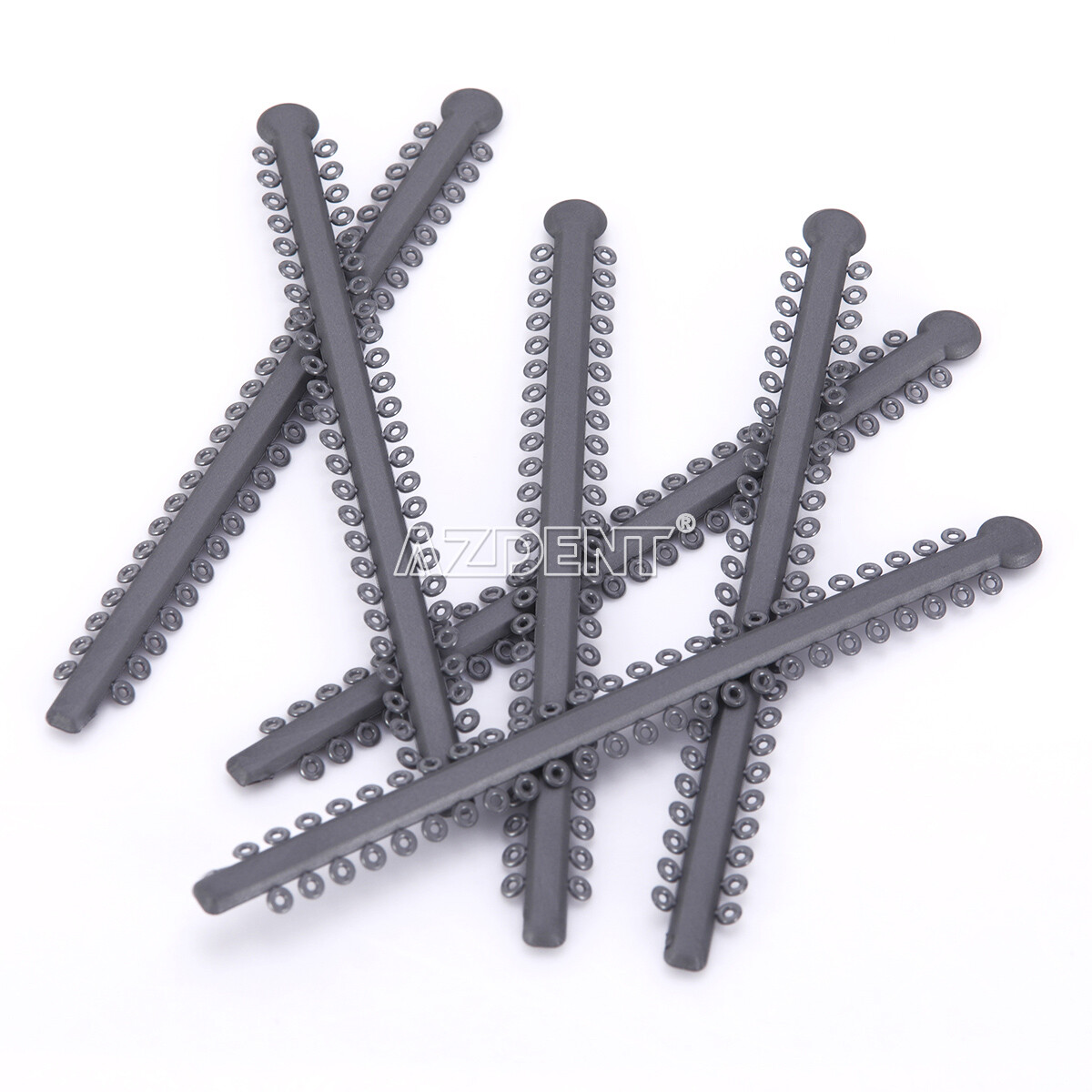 AZDENT Dental Orthodontic Ligature Ties Elastic Rubber Bands 1000Pcs 23 Colors