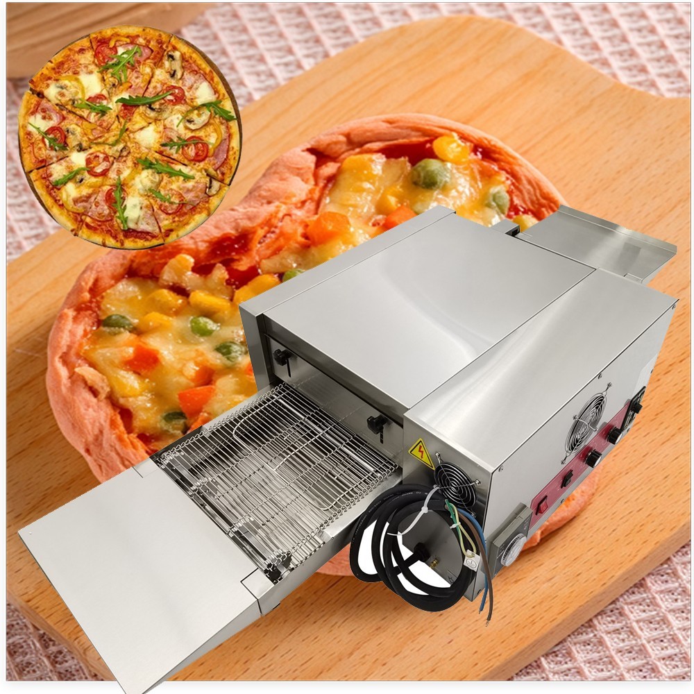 220V 1PH Commercial Electric Chain-type Pizza Oven Continuous Operation Oven