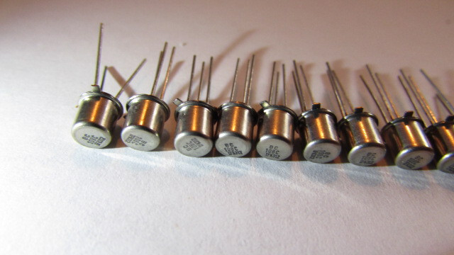 BC108C TELEFUNKEN TRANSISTOR TO-18 OBSOLETE RARE HARD TO FIND 2pcs FUZZ FACE USA
