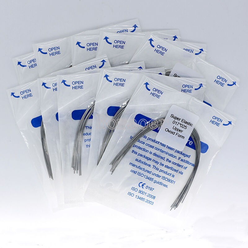 30×Dental Orthodontic Super Elastic Ni-Ti Arch Rectangular Wire Oval 17×25 Upper
