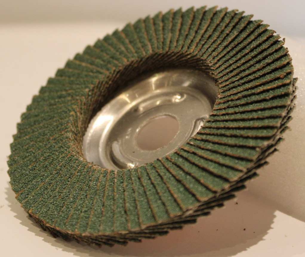 4″ x 5/8″ Flat Sanding Flapper Disc w/ Metal-Back For Grinders 60 80 120 Grit