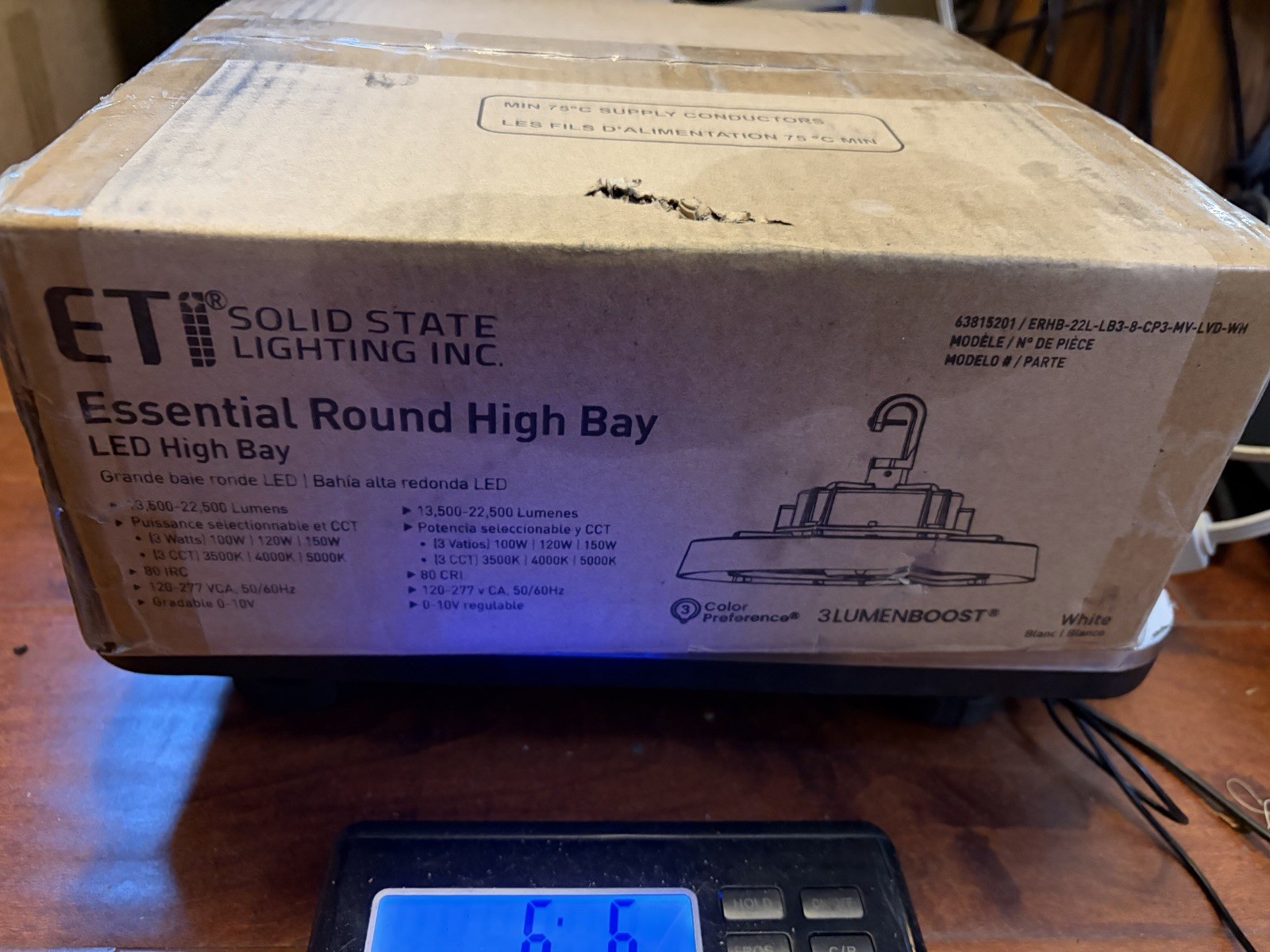 ETi LED High Bay Light ERHB-22L-LB3 150W 22500LM 3500K 4000K 5000K IP65