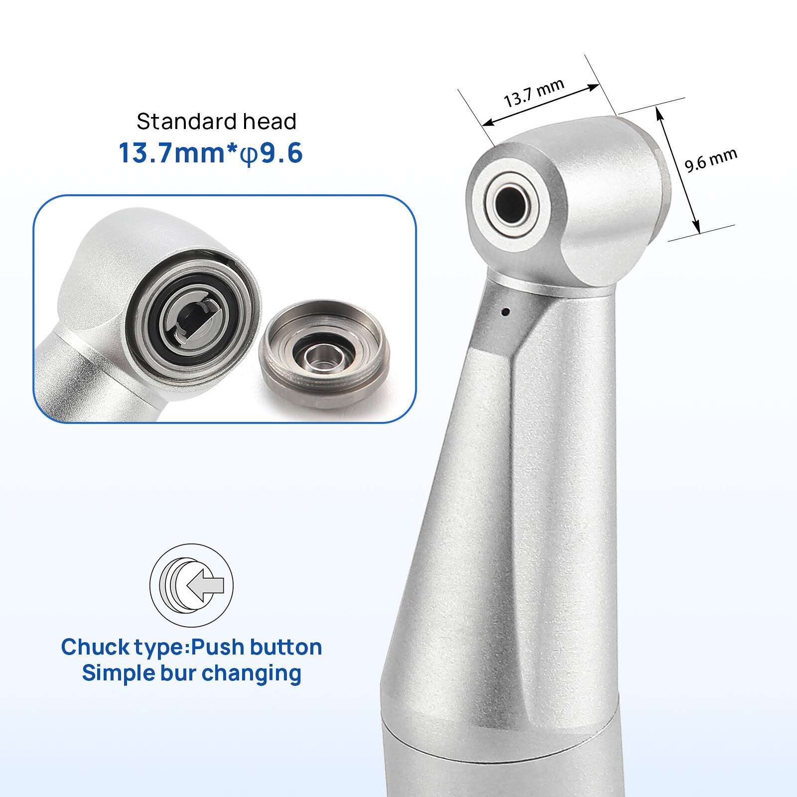 COXO Dental Low Speed Inner Water Straight/Contra Angle/Air Motor Handpiece 4H
