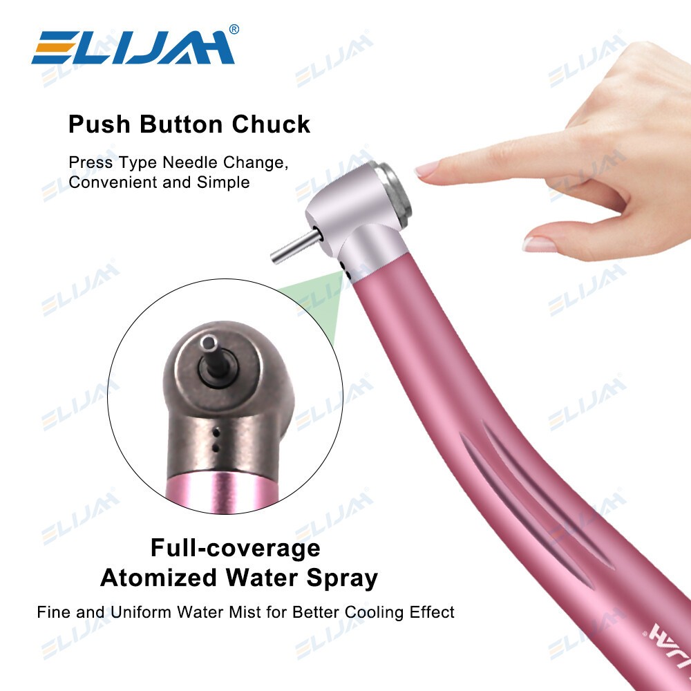 Dental High Speed/Slow Low Speed Handpiece Contra Angle Air Motor 2/4 Holes Kits