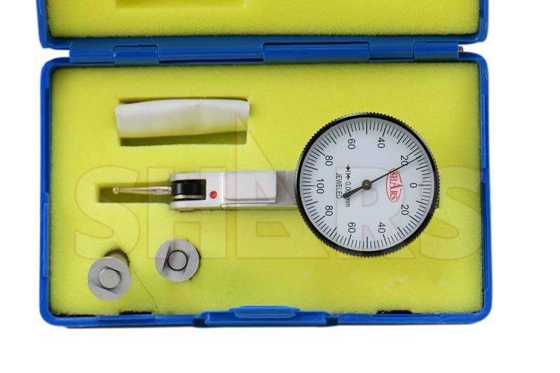 Shars 0.2mm 0-100-0 Reading Dial Test Indicator 0.004mm Accuracy P]
