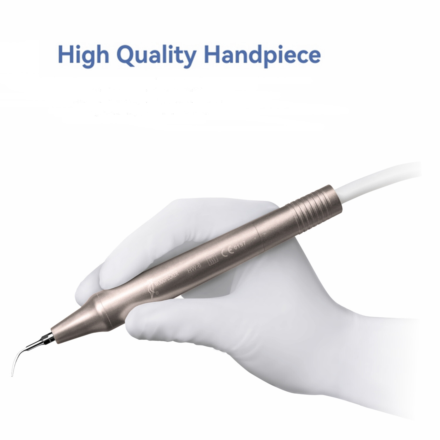 Woodpecker Dental U6 Ultrasonic Piezo Scaler HW-6 Handpiece & 7 Tips Root Canal